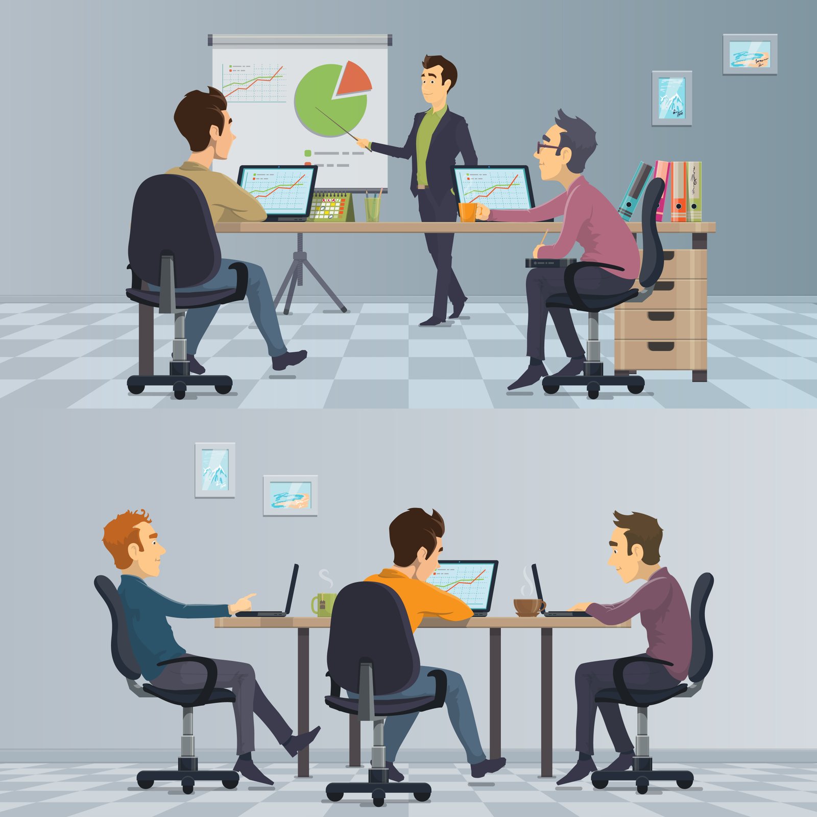 Team collaboration showing core values