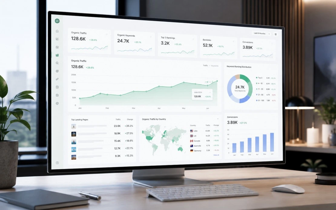 SEO analytics and organic search growth strategy by SocialGos